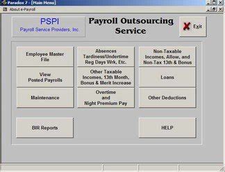 PSPI Payroll